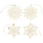 Wooden Snowflakes