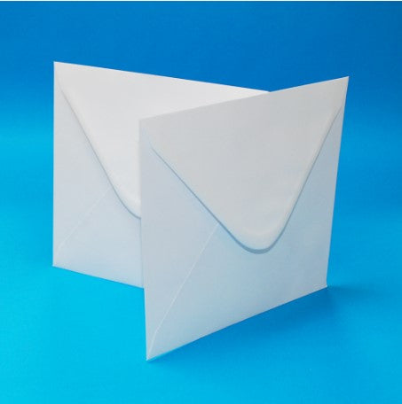 6x6 White Envelopes x 25