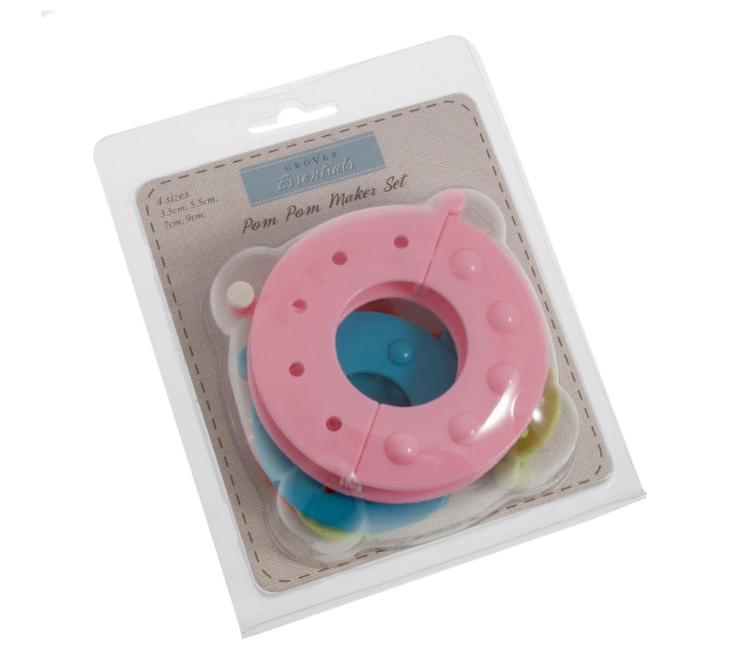 Pom Pom Maker Set (4 Piece)