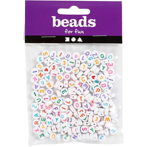 Letter Beads and Numbers 25g