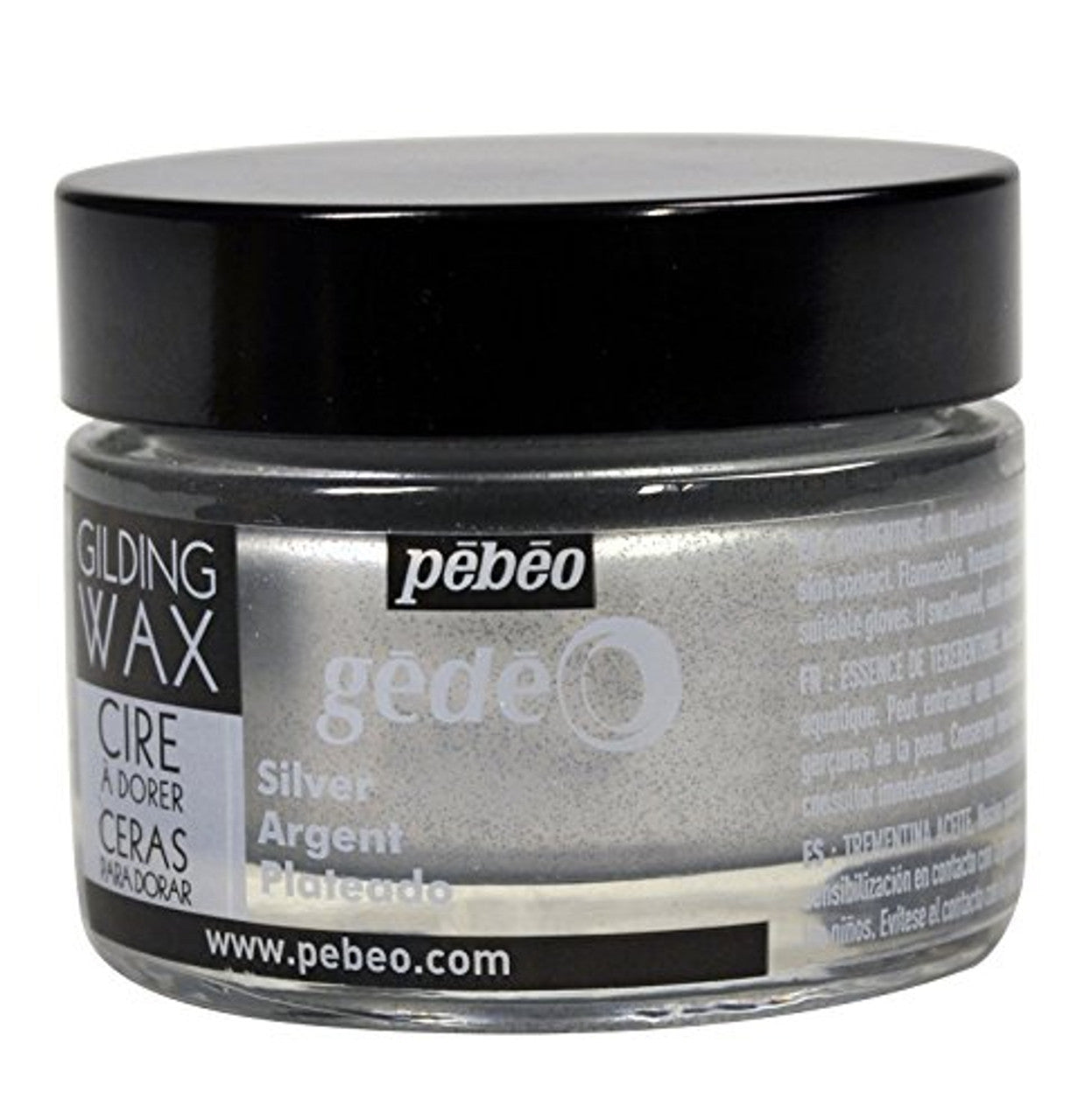 Pebeo Gilding Wax Silver 30ML