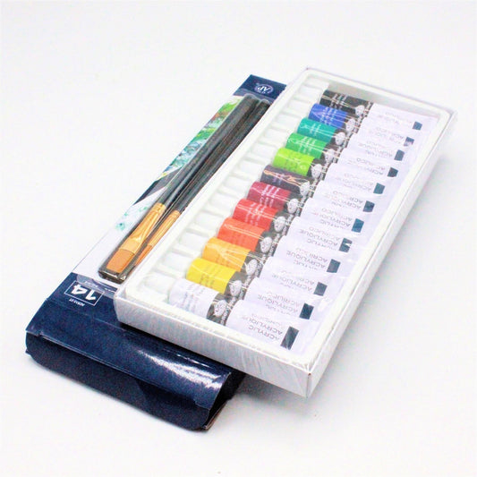 12ml Assorted Acrylic Paints (pack of 12)