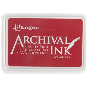 Ranger Vermillion Archival Ink Pad