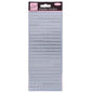 Anitas Outline Stickers Small Letters Silver