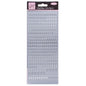 Anitas Outline Stickers Small Numbers Silver