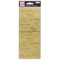 Anitas Outline Stickers Happy Birthday Assorted Gold