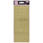 Anitas Outline Stickers Birthday Best Wishes Gold