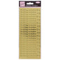 Anitas Outline Stickers Wedding Invitation Gold
