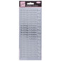Anitas Outline Stickers Wedding Invitation Silver
