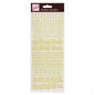 Anitas Sparkling Stars Gold On White