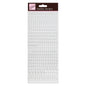 Anitas Outline Stickers Small Numbers Silver on White