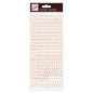 Anitas Outline Stickers Small Numbers Rose Gold on White