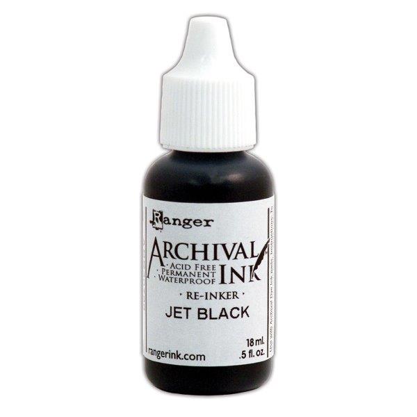 Ranger Archival Ink Reinker - Jet Black