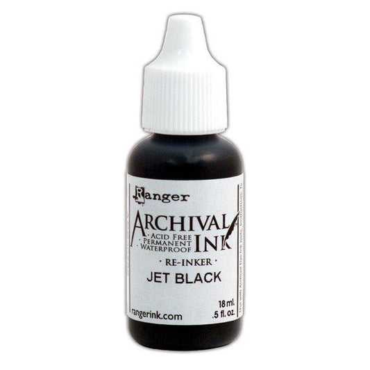 Ranger Archival Ink Reinker - Jet Black
