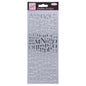 Anitas Outline Stickers Mixed Serif Alphabet Silver