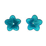 Acrylic Flowers - Teal