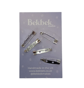 Bekbek Makes Brooch Backs (5 Pack)