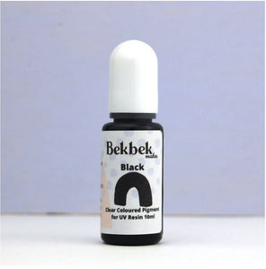 Bekbek Makes Clear Colour Pigments for UV Resin - Black