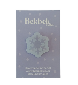 Bekbek Makes Reusable Silicone Mould - Snowflake