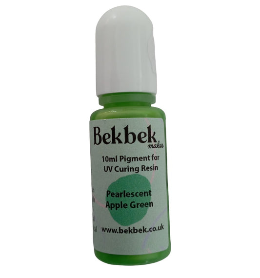 Bekbek Makes Pearlescent Pigments for UV Resin - Apple Green