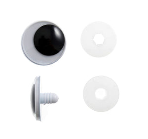 Safety Toy Googly 25mm Black