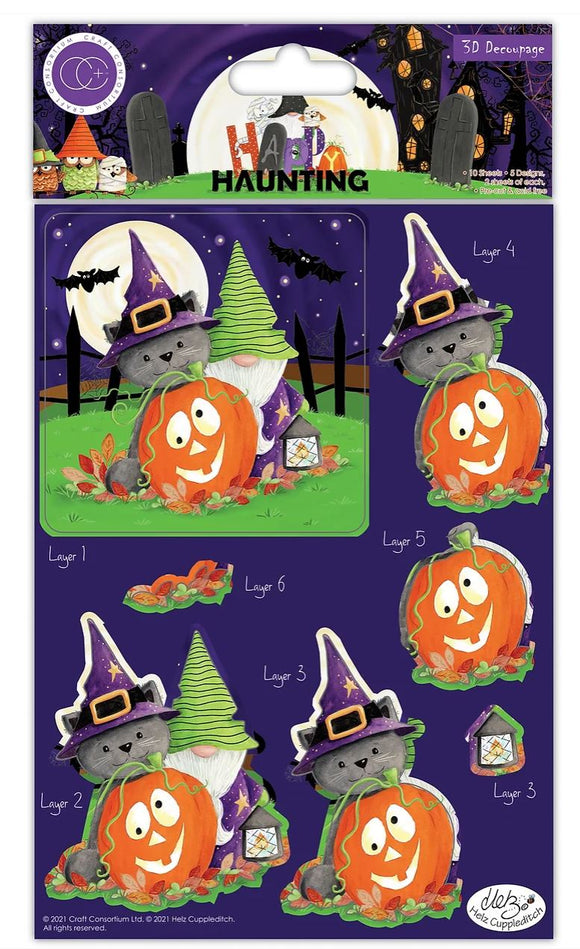 Happy Haunting - 3D Decoupage Set