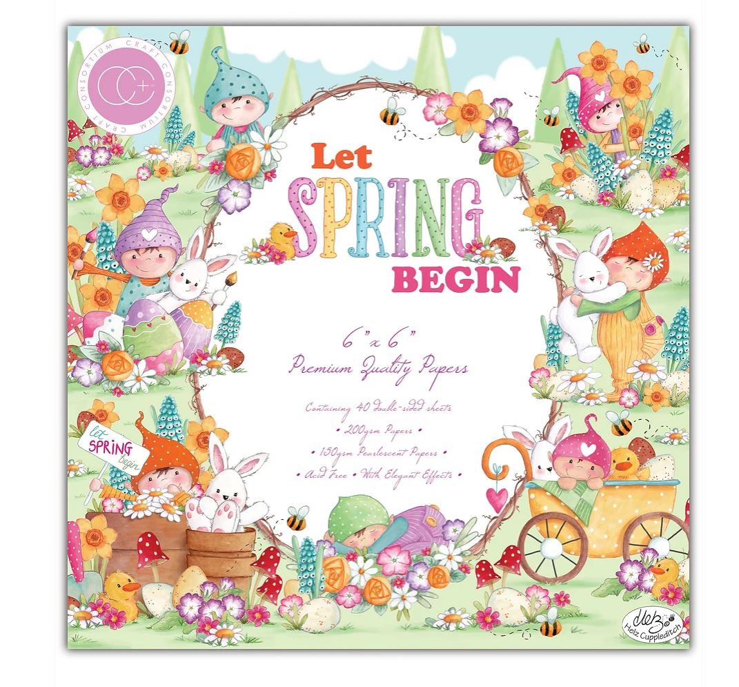 Let Spring Begin 12 x 12 Premium Paper Pad