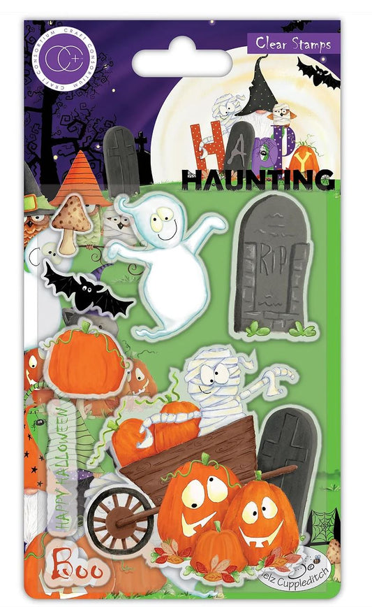 Happy Haunting - Polymer Stamp Set - Pumpkins