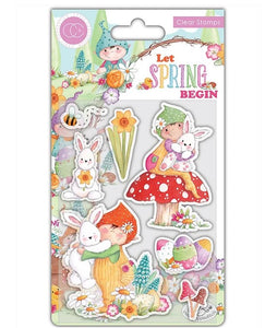 Let Spring Begin- Stamp Set - Bunny