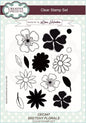 Creative Expressions Lisa Horton Sketchy Florals 6 in x 8 in Stamp Set