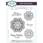 Creative Expressions Jamie Rodgers Pointy Petal Teabag 6 in x 8 in Stamp Set