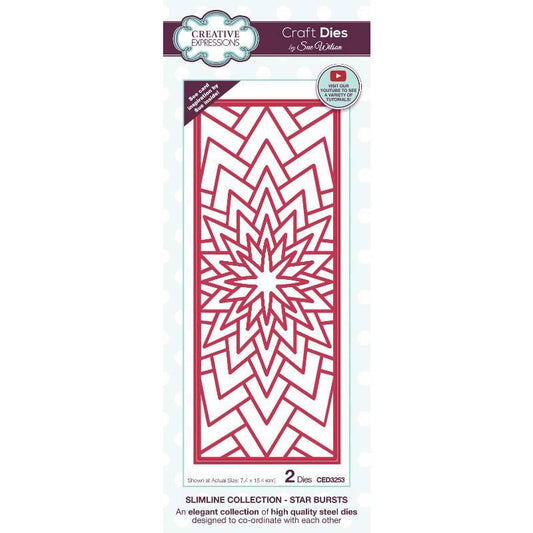 Sue Wilson Slimline Star Bursts Craft Die