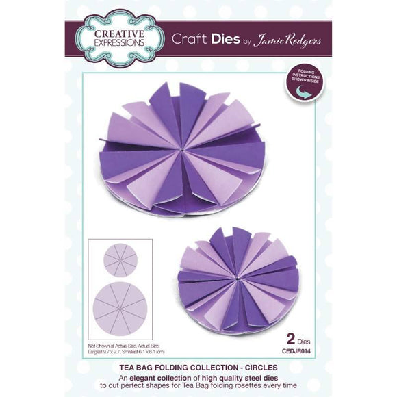 Jamie Rodgers Tea Bag Folding Circles Craft Die