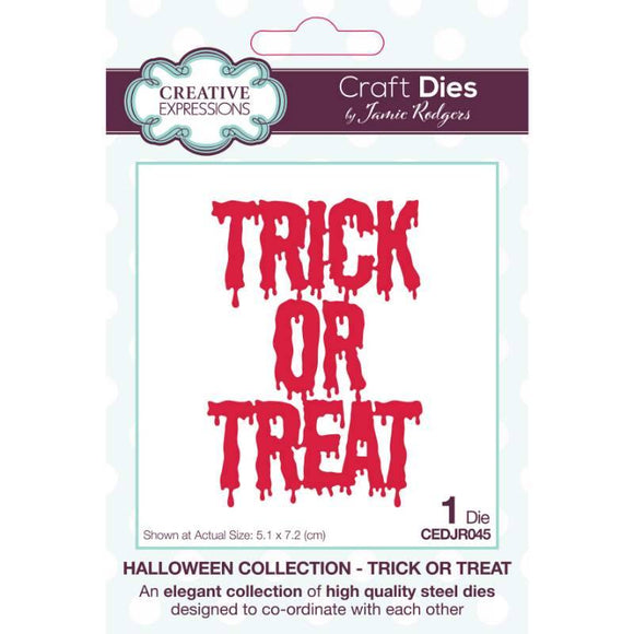 Creative Expressions Jamie Rodgers Trick Or Treat Craft Die