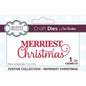 Sue Wilson Festive Mini Expressions Merriest Christmas Craft Die