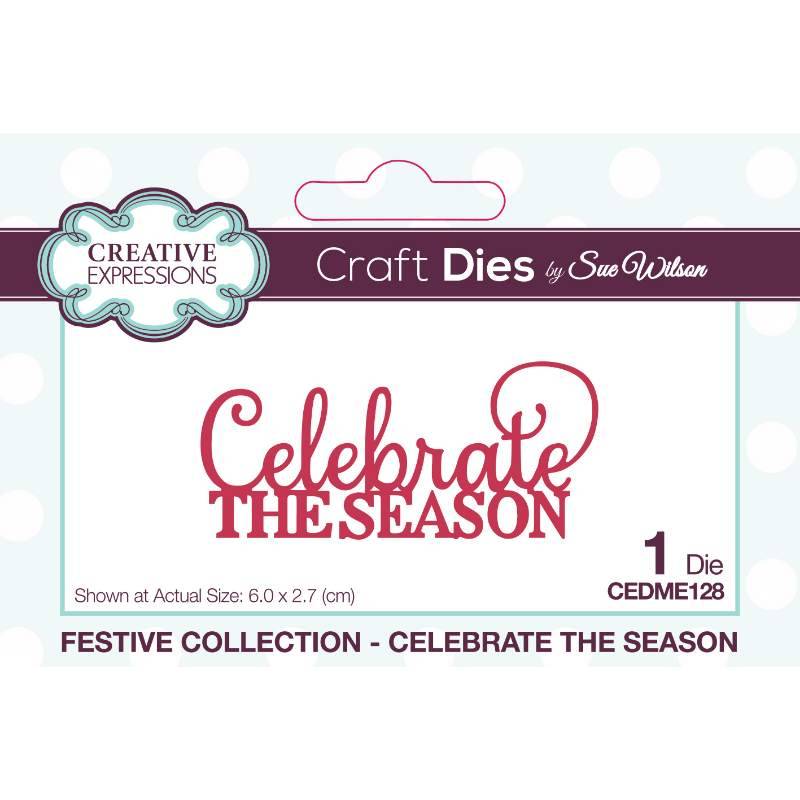 Sue Wilson Festive Mini Expressions Celebrate The Season Craft Die