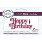 Creative Expressions Sue Wilson Mini Expressions Happy Birthday Candle Craft Die