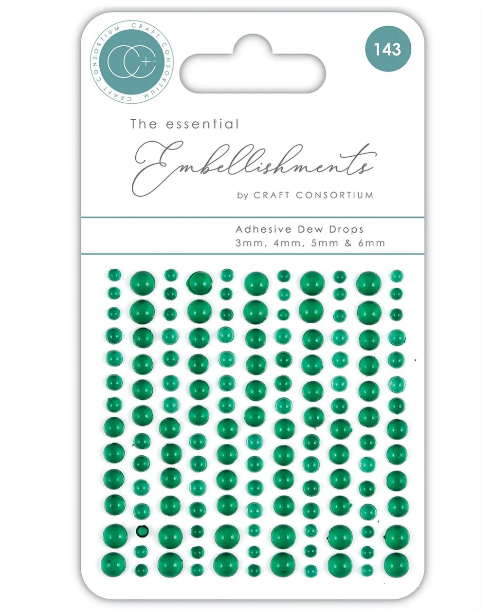 Adhesive Dew Drops - Green