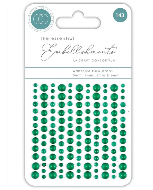 Adhesive Dew Drops - Green