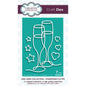 Creative Expressions One-liner Collection Champagne Flutes Craft Die