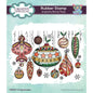 Bonnita Moaby Vintage Baubles 5.8 in x 4 in Rubber Stamp