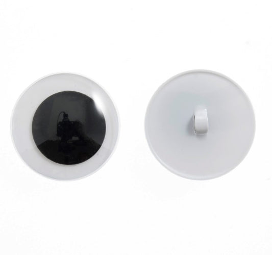 Toy Eyes Sew-On Googly 12mm Black