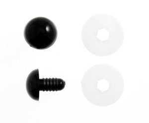 Toy Eyes Solid 12mm Black