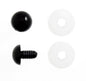 Toy Eyes Solid 15mm Black