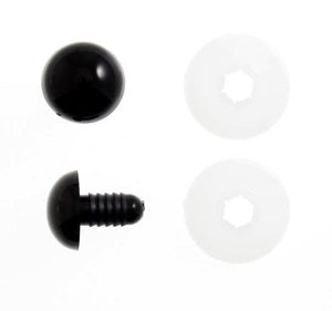 Toy Eyes Solid 15mm Black