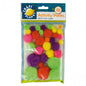 Craft Planet Pom Poms - Neon Colours 30pk
