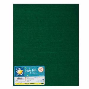 Craft Planet Acrylic Felt Sheet 9x12 - Green