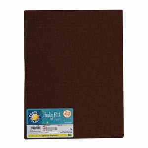 Craft Planet Acrylic Felt Sheet 9x12 - Brown