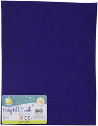 Craft Planet Acrylic Felt Sheet 9x12 - Navy Blue