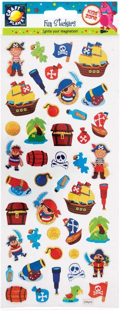 Craft Planet Fun Stickers Pirates